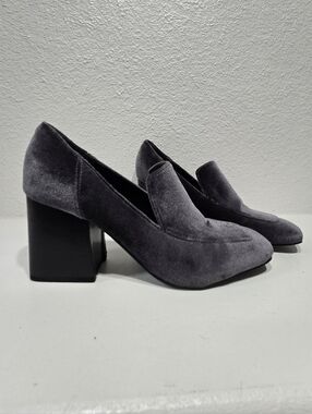 Marc Fisher LTD Marlo 2 Loafer Pumps Size 7 Block Heel Chic Preppy Trend